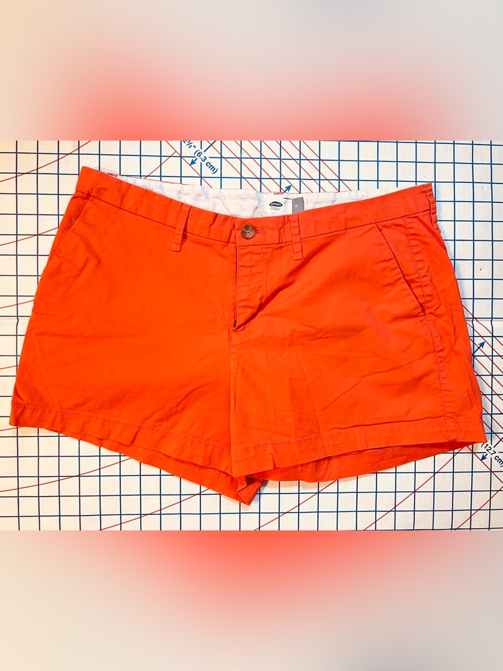Old Navy Women’s Bright Orange Shorts 3” Inseam